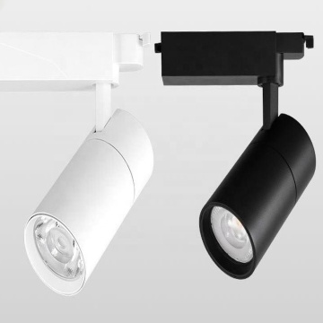 Focusable 40W LED COB Track Light Rail - 10-50 Degs, 3000K-5000K CCT