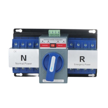 Professioneller automatischer Transferschalter für Dual-Power-Übertragung für Mini-Haushalte: Unterstützt 2p, 4p, Einphasen und Dreiphasen, 220 V bis 380 V, 63A Kapazität