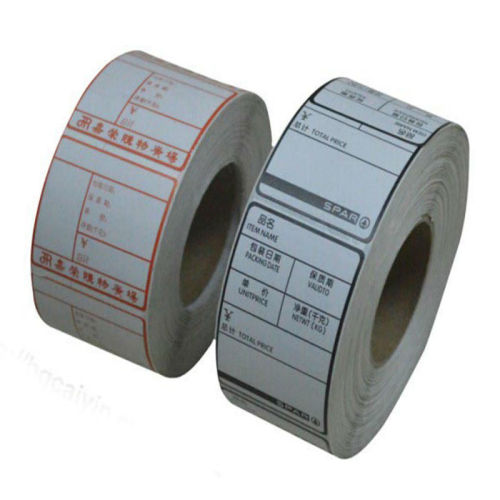 custom thermal paper label sticker