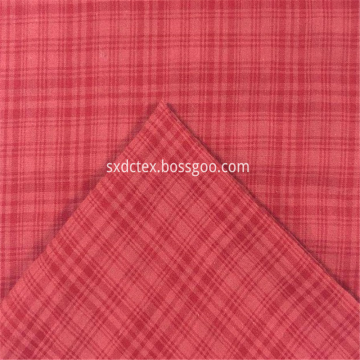 59%Cotton 41%Rayon Fleece Plaid Casual Clothing Fabrics