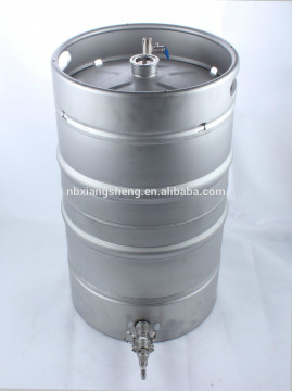 60 liter stainless steel keg with faucet for home brewing