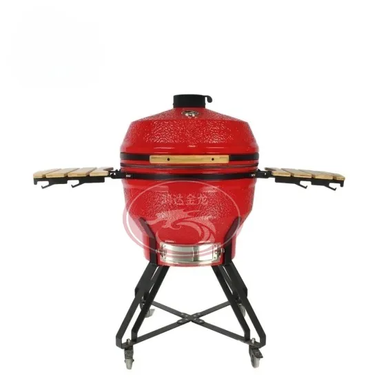 Korean Vertical Portable Ceramic Charcoal Indoor BBQ Grill Smoker Kamado