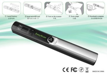 Portable Mini Scanner-battery (2pcs Aa Battery),a4 (216mm),a4 Color Photoelectric Sensor