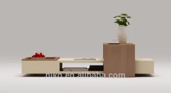 High quality Competitive price removeable tray solid wood Modern Coffee Table
