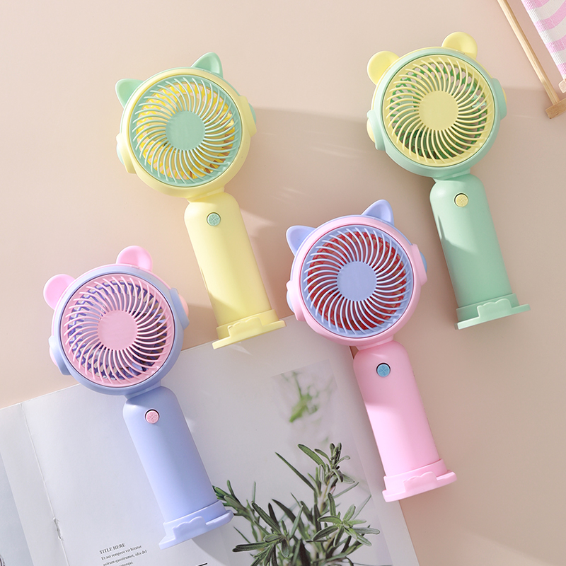 Cartoon style handheld fan