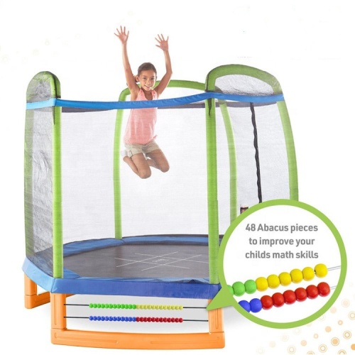 Trampolines 8ft Indoor Kids Fitness Jumping Enclosure Net Trampoline Factory