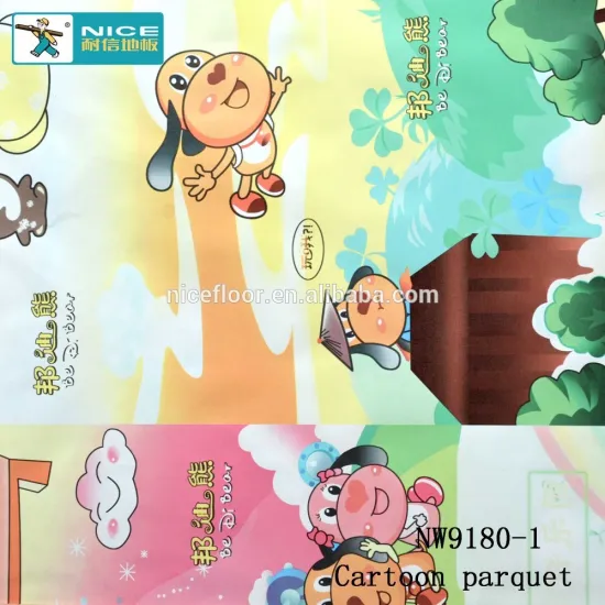 Laminate Wood Flooring CARTOON PATTERN PARQUETE