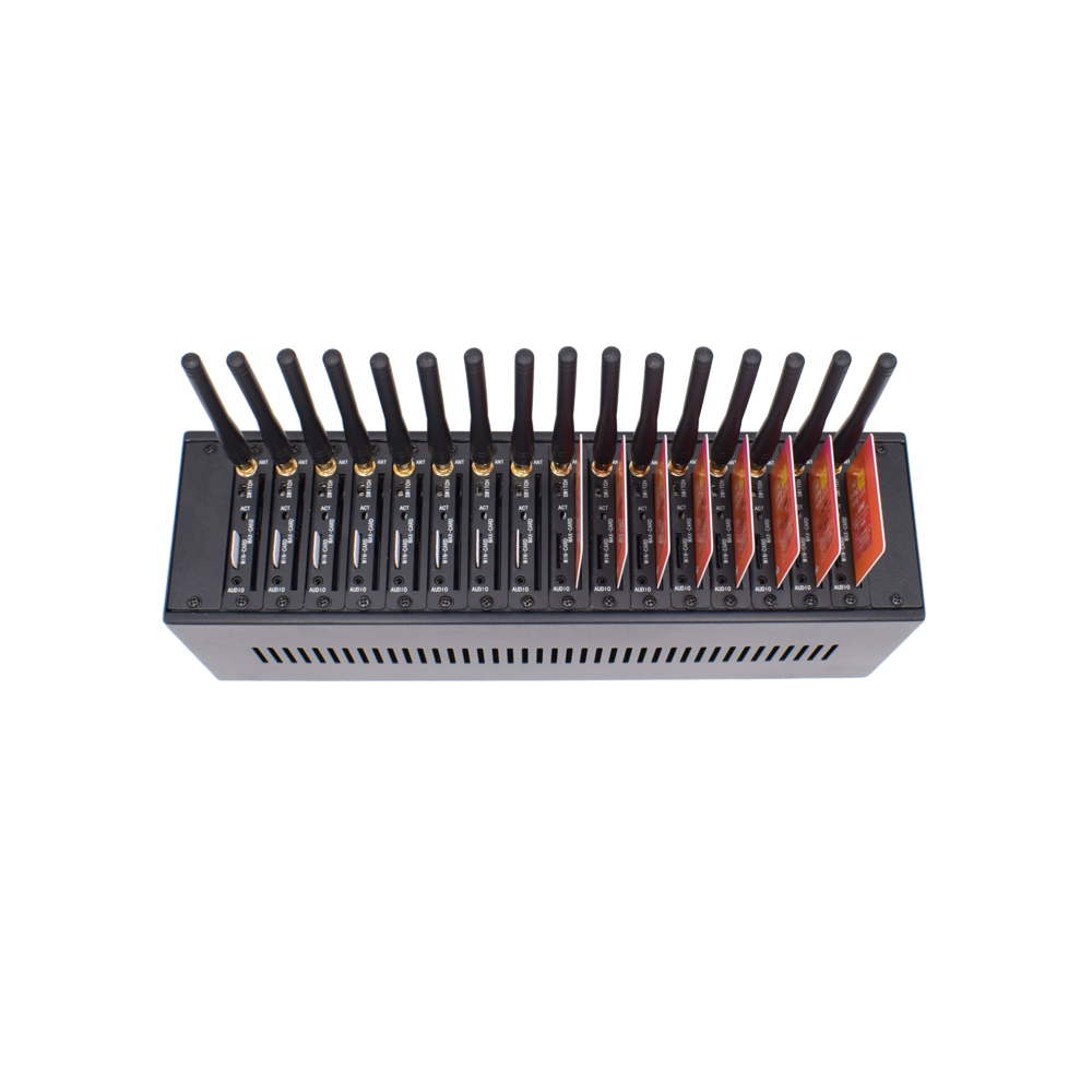 VOIP Product SMS Gateway 2G SIM Card Modem Pool 16 Ports Wireless GSM Modem/GSM Network Equipment For Sending Bulk SMS