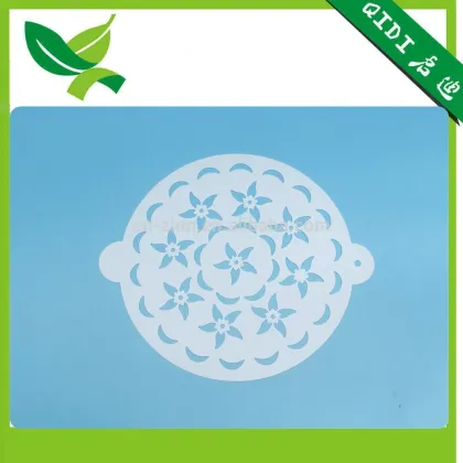 Three new style plastic cake stencil