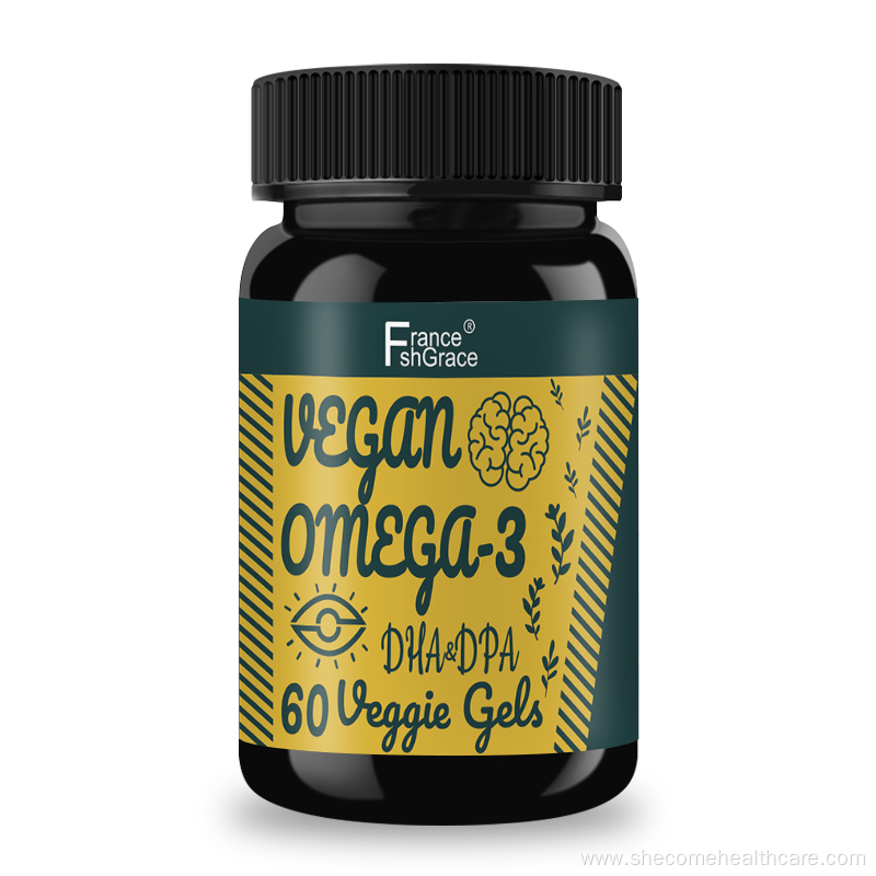 Vegan Omega 3 DHA DPA fish oil supplement