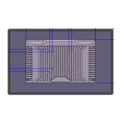 15 inch Industrial Touchscreen Monitor