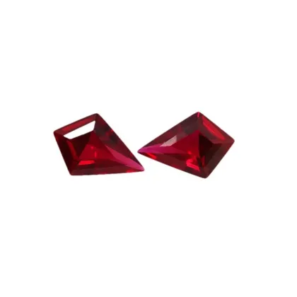 Red Corundum Loose Stone Kite Deep Red Corundum