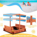 UV-Resistant Adjustable Height Roof Sandbox