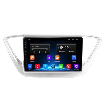 GRANDnavi Android 2DIN 9 Inch GPS Navigator for Hyundai Solaris, Accent, Verna 2017-2018