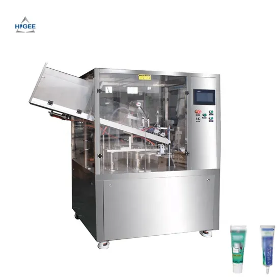 Automatic Skin Care Cream and Toothpaste Laminated Plastic Tube Filling and Sealing Machine