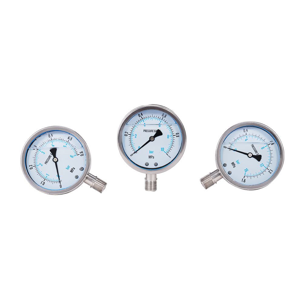 Stainless Steel Pressure Gauge Thread Oil Pressure Gauge