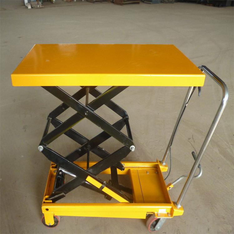 Scissor Type Manual Hydraulic Trolley Lift