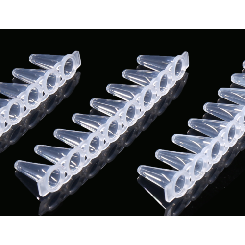 0,1 ml transparente PCR-Röhrchen mit 8 Streifen