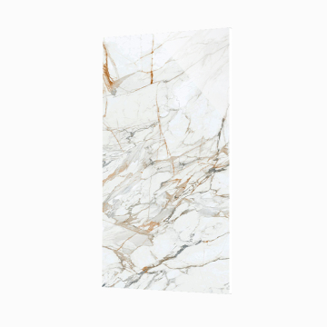 Gold Porcelain Floor and Wall Tiles - Marble Finish Slabs