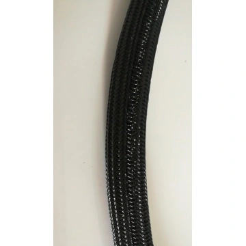 Self closing textile split braided sleeving PLIOSIL-WS 