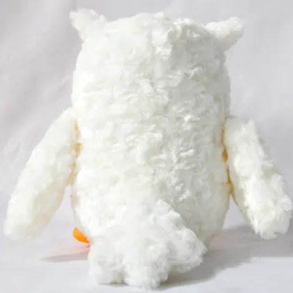 20cm Standing Soft White Cute Owl Plush Toy, Owl Plush Toys Wholesale, Plush Owl