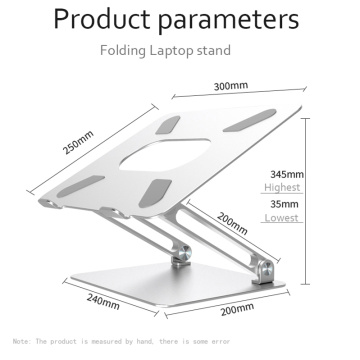 Soporte para computadora portátil de altura ajustable para escritorio