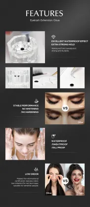 KV Glue Lashes 3-4s Non-Shake Customizable Private Label Eyelash Glue