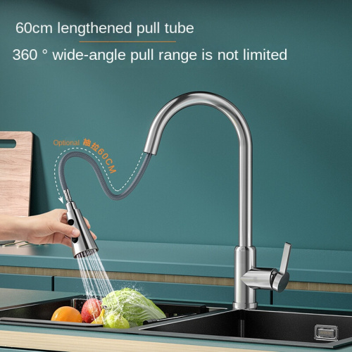 Stainless Steel 360-Degree Pull Down Kitchen Sink Fauset