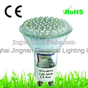 2.4w Warm/Cool White spotlights gu10