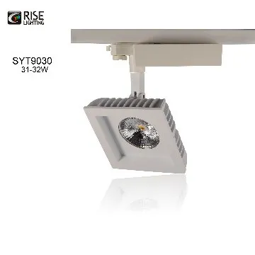 Retrofit desigh Square LED Track light for 3phases/3pins &CE&RoHs