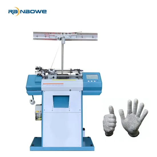 Factory Manufacturer's Automatic Seamless Cotton Glove Knitting Machine for Work Gloves Production