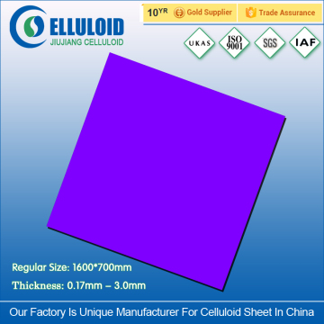 2.5mm purple celluloid sheet for sales