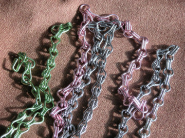 Pink Chain Link Curtain 