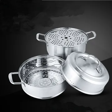 Stainless Steel Multilayer Non magnetic Thicken Steamer Pot
