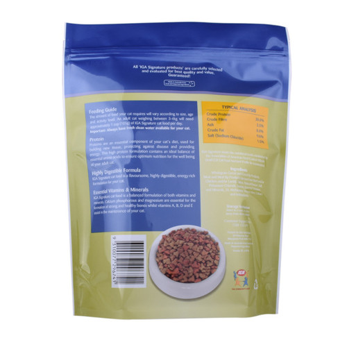 Animal feed packaging printed pouch recycling
