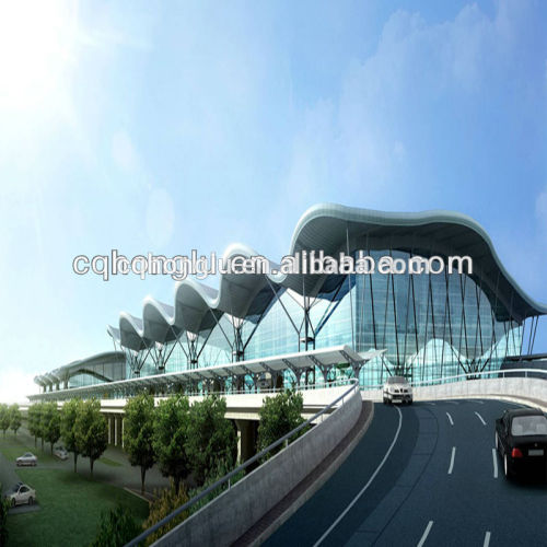 China Honglu steel airport roofing