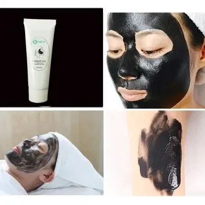 Soft Laser Carbon Cream Gel 80ml - Allfond Carbon Peel Gel for Laser Skin Rejuvenation