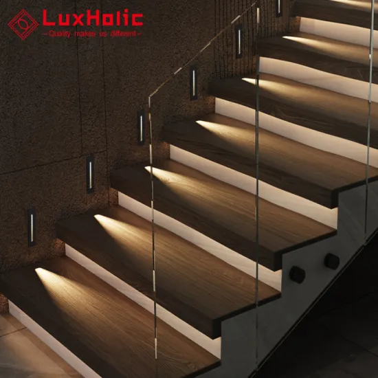LuxHolic 3W Rectangle LED Step Light with Indoor Motion Sensor