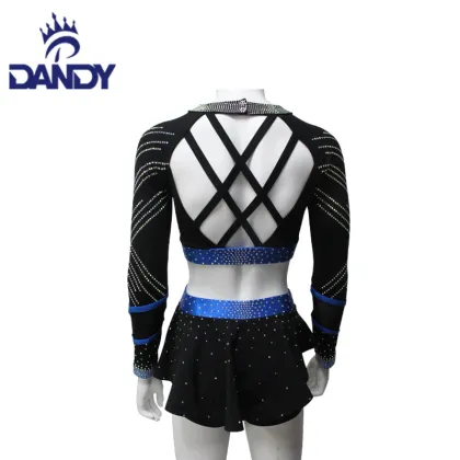 Off The Shoulder Stars Cheer Dance Costume