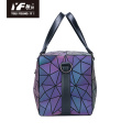 Geometric noctilucent PU fashion hand bag