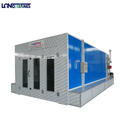large bus spraybooths with industrial paint systems