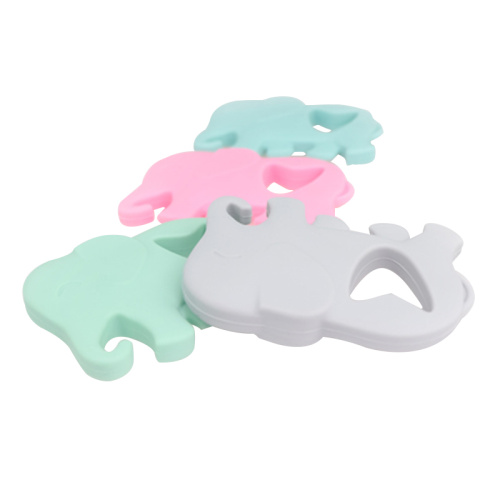 Éléphant en silicone Teether mignon pour bébé