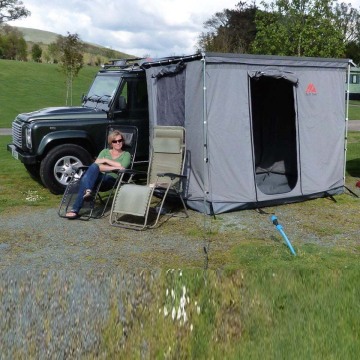 Tenda da sole auto con parete per spogliatoio all'aperto e bagno