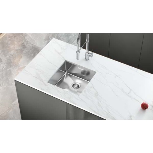 Pvd Rose Golden 440x440mm Undermount Kitchen Sink