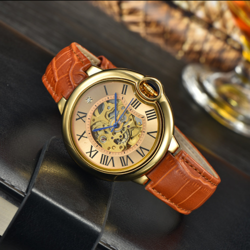 name brand skeleton lady mechanical wrist watch