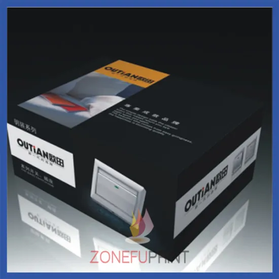 Custom Cardboard Printing Paper Box and Packaging