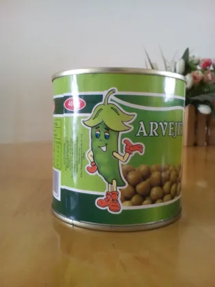 canned green peas