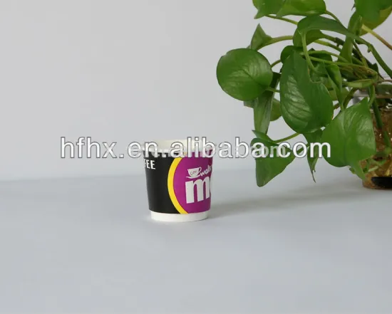 4oz 100ml small tasting double wall paper cup