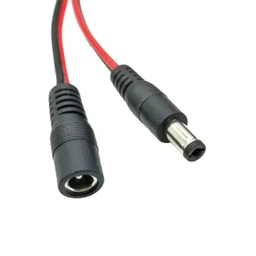 12V DC Male to Female Plug, 5.5x2.5mm DC Power Cable 5.5x2.1mm DC Extension Power Cables