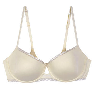 White Ladies' Contour Bras, Push-up Design, Made of 80% Nylon and 20% Spandex